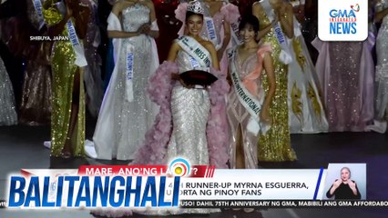 Myrna Esguerra, itinanghal na 4th runner-up sa Miss International 2025 | Balitanghali