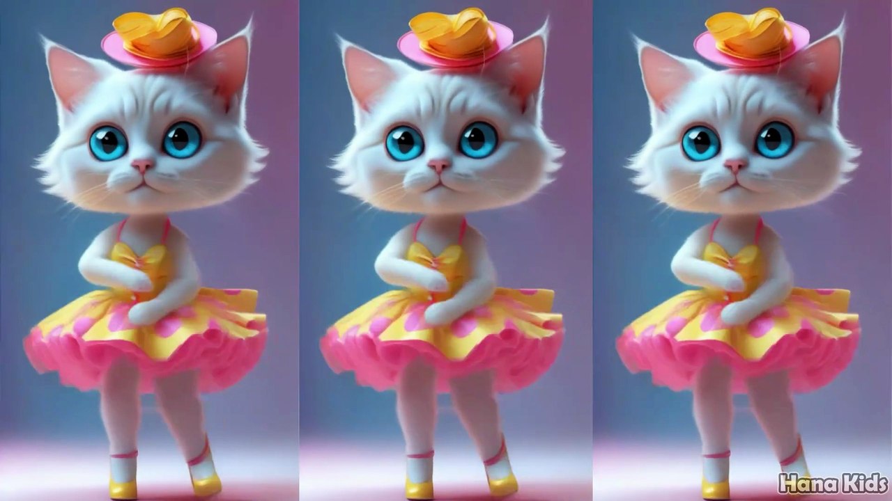 😻 Dancing Kittens in Sync! ✨ Funny Cats Video 💃🐱💫 di Obok Obok - Kucing joget lucu