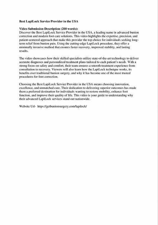 Best LapiLock Service Provider in the USA