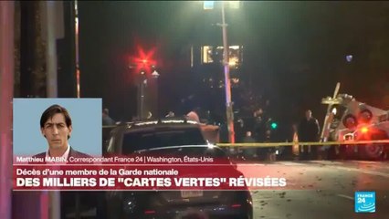 Mort d'une membre de la Garde nationale à Washington, des mesures déployées