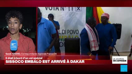 Guinée-Bissau : un général investi, Umaro Sissoco Embaló est arrivé à Dakar