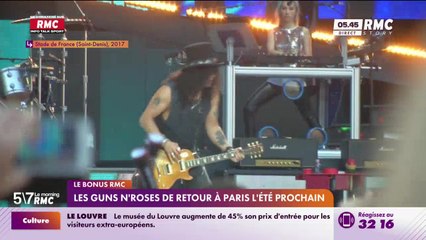 Le bonus RMC : Les Guns N' Roses de retour à Paris l'été prochain - 28/11
