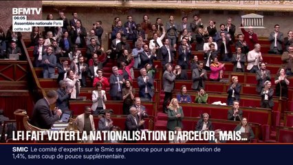 LFI fait voter la nationalisation d'ArcelorMittal à l'Assemblée nationale avant de passer par un vote au Sénat