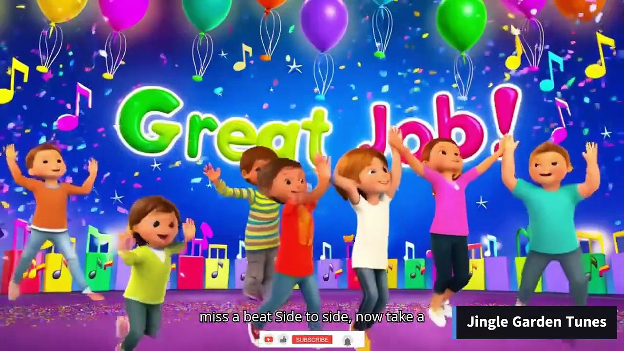 💃 Round and Round We Go! _ Fun Kids Dance Song _ Sing & Move! 🌀🎶
