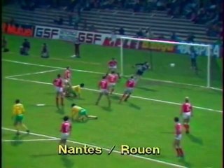 NANTES - ROUEN - 1983 - SAISON 1983/1984 -