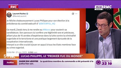 Le Portrait d'Antoine Salva : Lucas Philippe, le "premier flic du monde" - 28/11