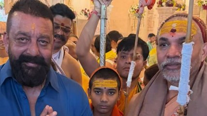 Swami Avimukteshwaranand से मिले Sanjay Dutt!