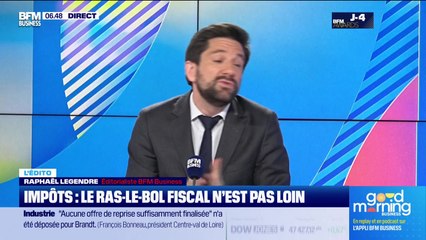 L’Edito de Raphaël Legendre : Impôts, le ras-le-bol fiscal n'est pas loin - 28/11