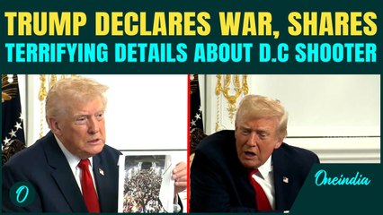 FULL VIDEO: Trump DECLARES War After D.C Terror Attack, Reveals CHILLING Details About Shooter