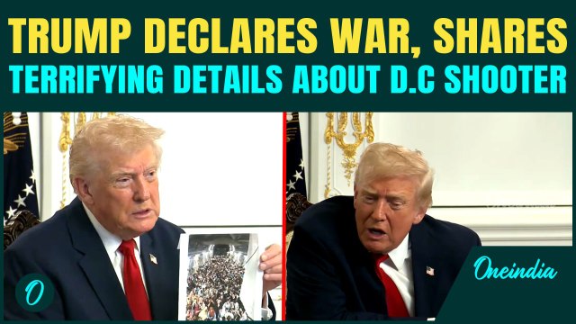 FULL VIDEO: Trump DECLARES War After D.C Terror Attack, Reveals CHILLING Details About Shooter
