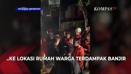 Momen Gubernur Sumut Bobby Nasution Evakuasi Warga Korban Banjir