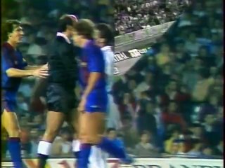 BARCELONE - REAL MADRID - 1983 - SAISON 1983/1984 -