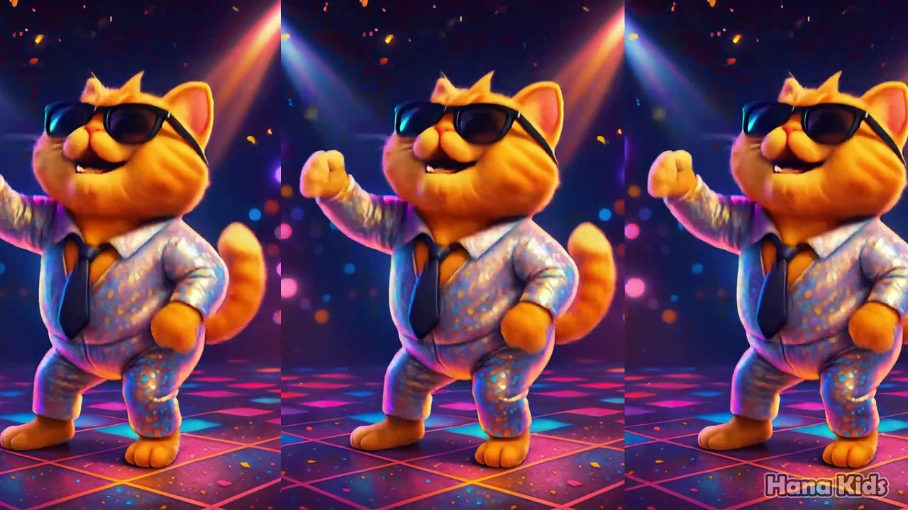 😻 Dancing Kittens in Sync! ✨ Funny Cats Video 💃🐱💫 Pelangi Pelangi - Kucing Joget Lucu