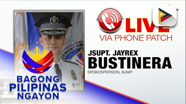 Panayam kay BJMP Spokesperson, Jsupt. Jayrex Bustinera ukol sa condition ng suspek sa flood control controversies at ang kanilang mga programa para sa mga Persons Deprived of Liberty (PDL)