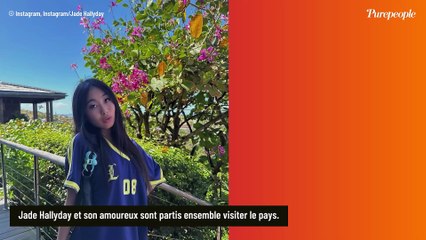 Jade Hallyday en vadrouille romantique avec son chéri Aaron Thomas