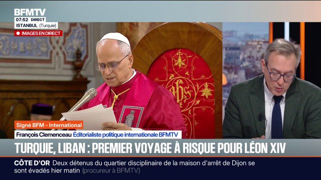 SIGNÉ BFM - Le pape Léon XIV en visite en Turquie et au Liban