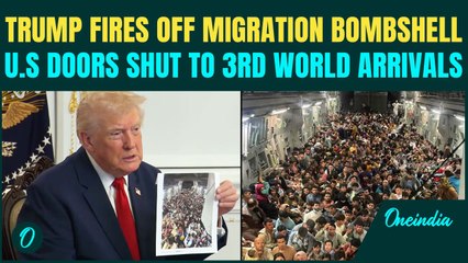 US Breaking: Trump SLAMS SHUT Migration From Third World, Launches FIERY Immigration CRACKDOWN