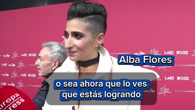 Alba Flores desvela cómo fue el inicio del documental 'Flores para Antonio'