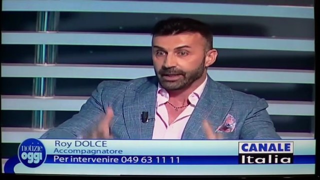 Roy Gigolo ospite a Canale Italia
