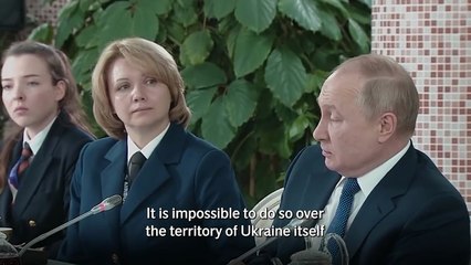 Russia Vladimir Putin warns that any no-fly zone over Ukraine will be viewed as an act of war