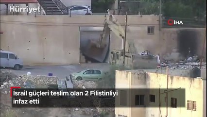 İsrail güçleri teslim olan 2 Filistinliyi infaz etti