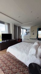“Hotel in Amsterdam with a Boeing 737 plane in room 737”