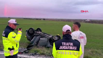 Tankerle çarpışan otomobildeki kadın öldü, eşi yaralandı