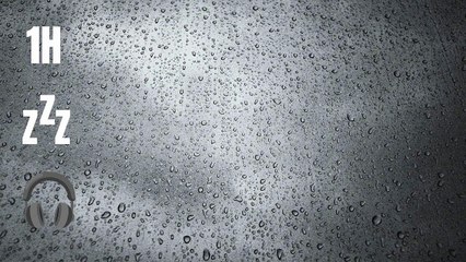 Pluie Apaisante 1 Heure | Bruit Blanc Pluie Douce et Continue | Sommeil, Relaxation Profonde, Étude