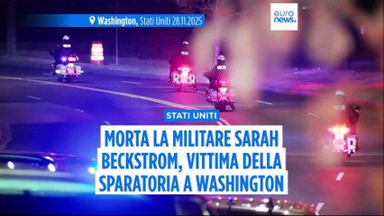 Sparatoria a Washington, Trump annuncia la morte della soldata della Guardia Nazionale Sarah Beckstrom
