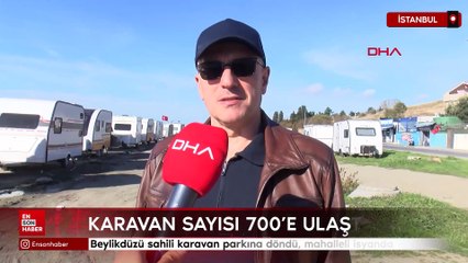 Beylikdüzü sahili karavan parkına döndü, mahalleli isyanda