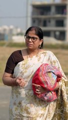 Daughter-in-law went to leave her old age home.