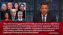 Trump’s Feud With Omarosa: Late-Night Hosts Weigh In | THR News