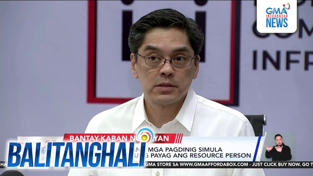 ICI, ila-livestream ang mga pagdinig simula ngayong linggo kung payag ang resource person | Balitanghali