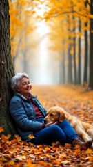 A furry angel in time