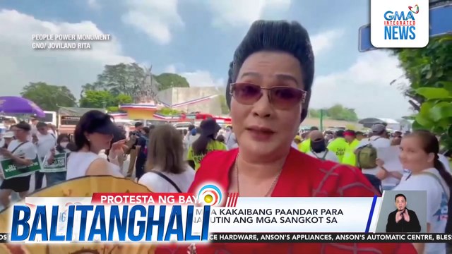 Ilang raliyista, may mga kakaibang paandar para sa panawagang panagutin ang mga sangkot sa katiwalian | Balitanghali
