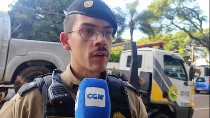 Aspirante da PM detalha apoio à PF em perseguição com prisão de casal