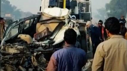 मिर्जापुर में भीषण सड़क हादसा, 4 लोगों की मौत