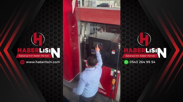 Akaryakıt istasyonunda deponun dolmasını böyle bekledi! İstasyonu havaya uçuracaktı