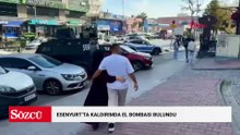 Esenyurt'ta kaldırımda el bombası bulundu