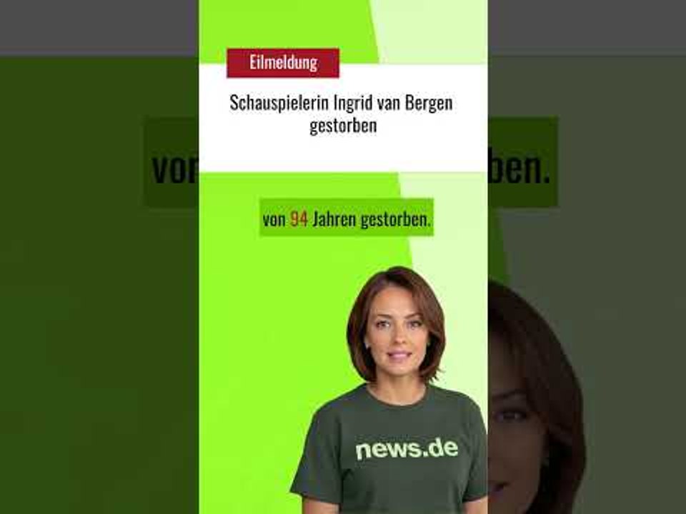 Schauspielerin Ingrid van Bergen gestorben