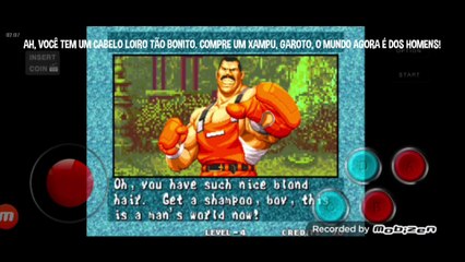 Fatal Fury 3 Franco Bash vs Andy Bogard fala de vitória do Franco Bash em português parte 2