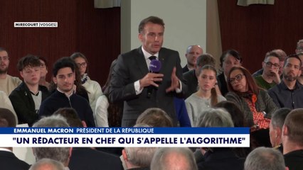 Emmanuel Macron sur la désinformation sur les réseaux sociaux : «On ne peut pas laisser cette jungle prospérer comme ça»