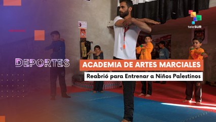 Niños palestinos desafían la destrucción y retoman sus entrenamientos de combate en Gaza