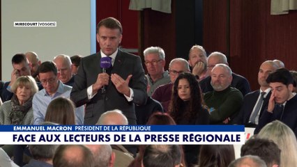 Emmanuel Macron interpellé sur les mesures à prendre contre le cyberharcèlement et la création de fausses images grâce à l'IA