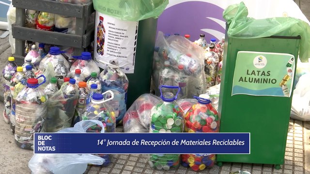 14 Jornada de Recepción de Materiales Reciclables