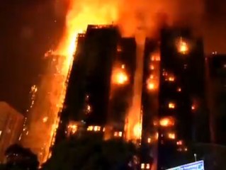 Neue Aufnahmen zeigen Entwicklung der Flammenhölle in Hongkong