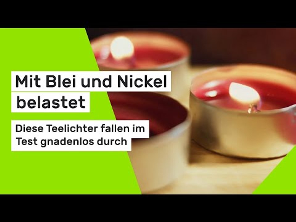 Mit Blei und Nickel belastet - diese Teelichter fallen im Test gnadenlos durch