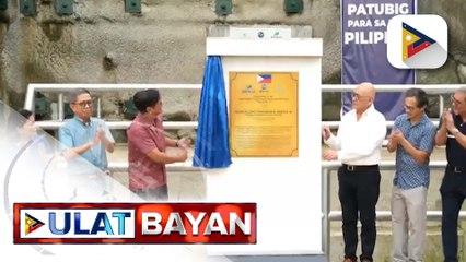 Mas malakas at sapat na supply ng tubig sa Metro Manila at karatig probinsiya, asahan sa pagbubukas ng Angat Water Transmission Improvement Project Tunnel No. 5 na pinasinayaan ni PBBM | ulat ni Kenneth Paciente