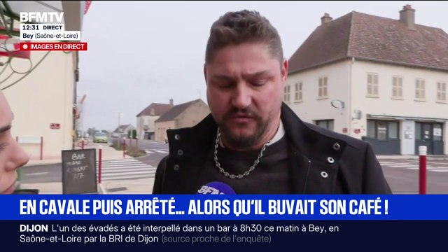 Il me semblait l'avoir vu quelque part : un client du bar qui a bu un café avec l'un des détenus évadés témoigne