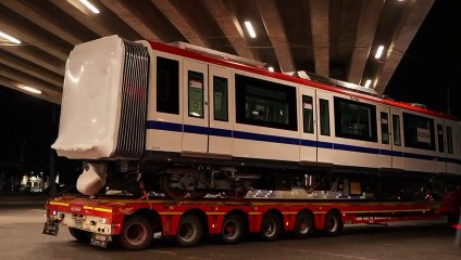 OPRET recibe dos nuevos trenes acoplables para incrementar capacidad Metro de Santo Domingo